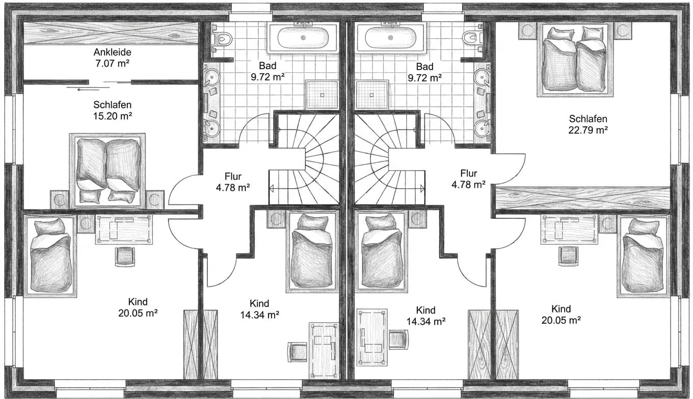 Grundriss Dachgeschoss