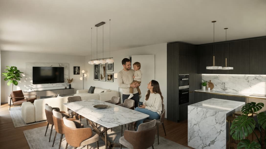 Visualisierung Wohnzimmer