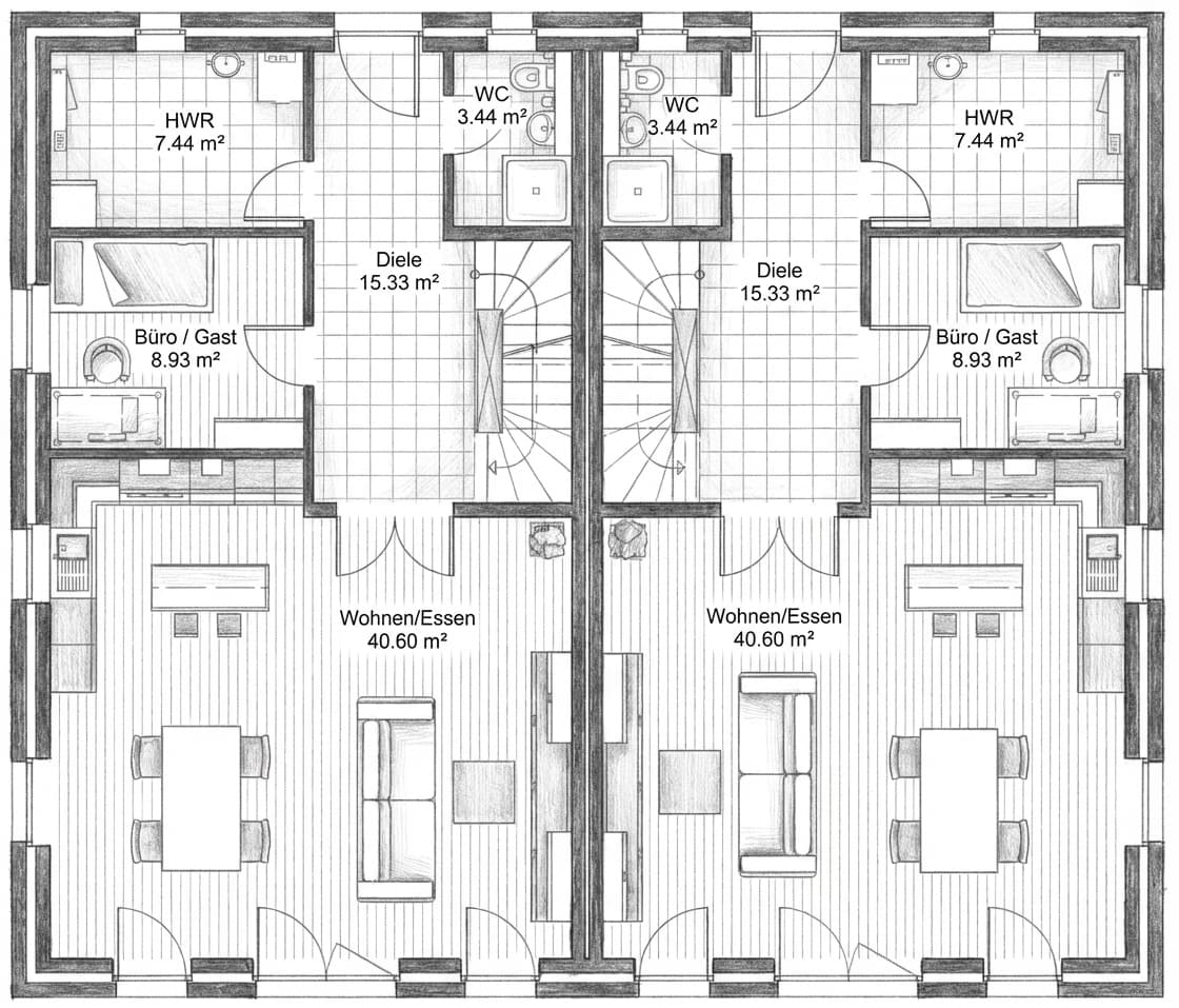 Grundriss Erdgeschoss