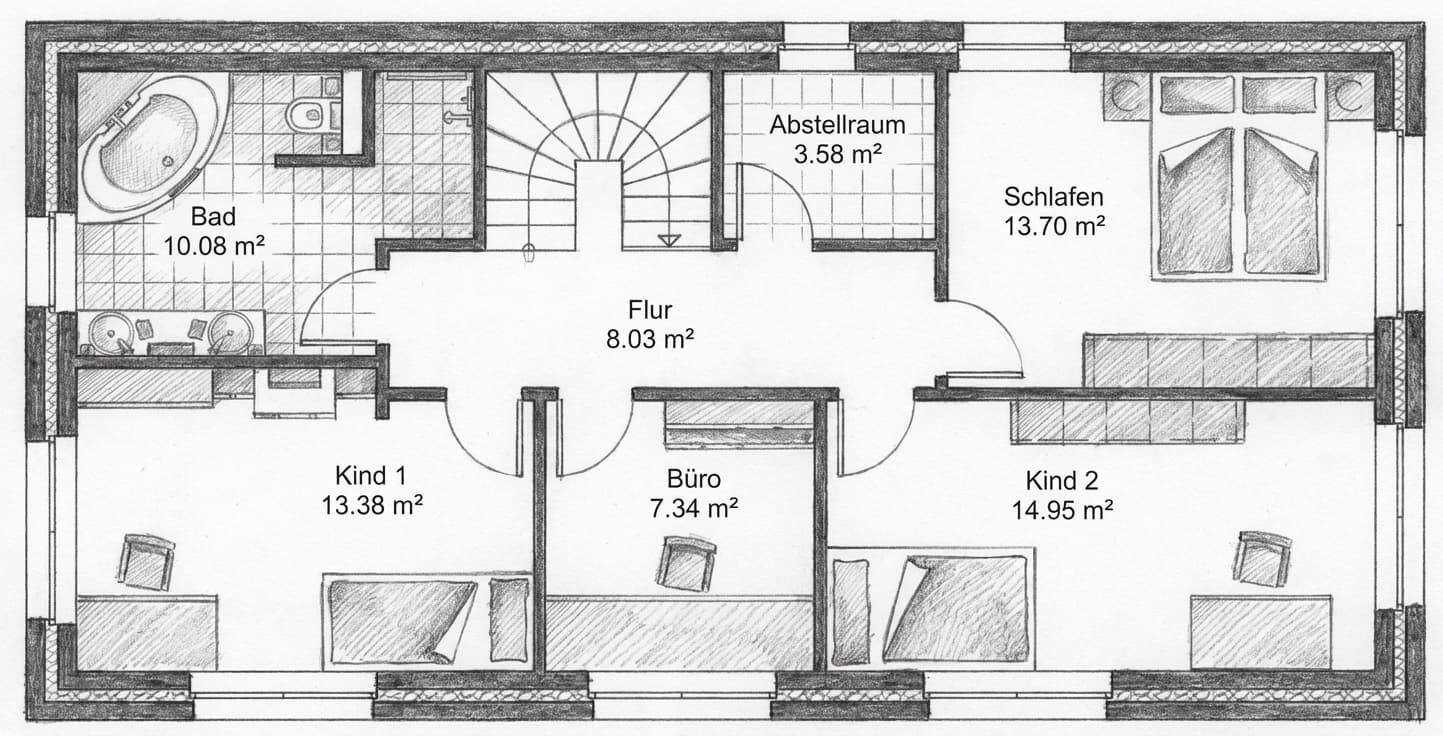 Grundriss Dachgeschoss