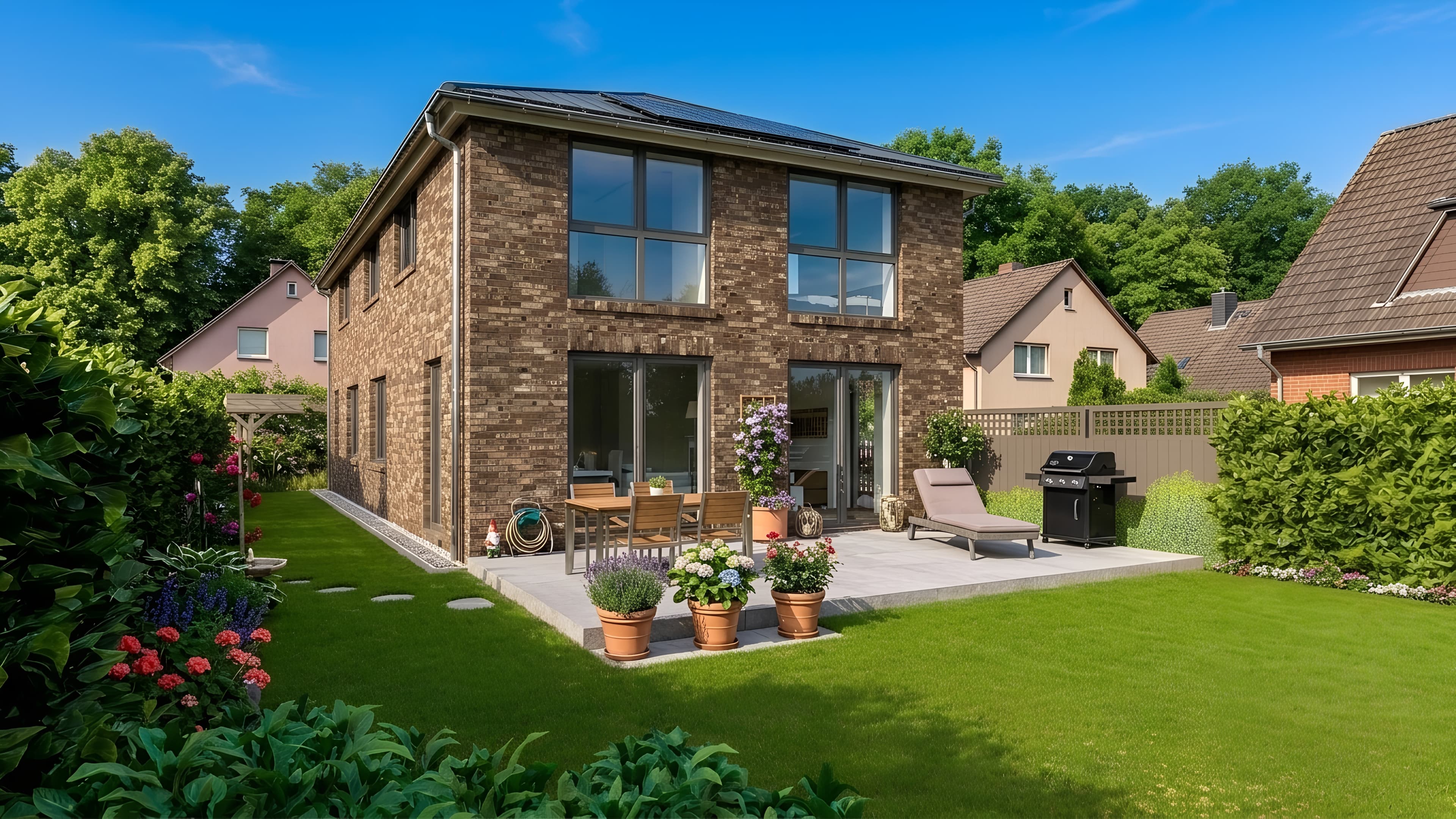 Gartenansicht aus Süden