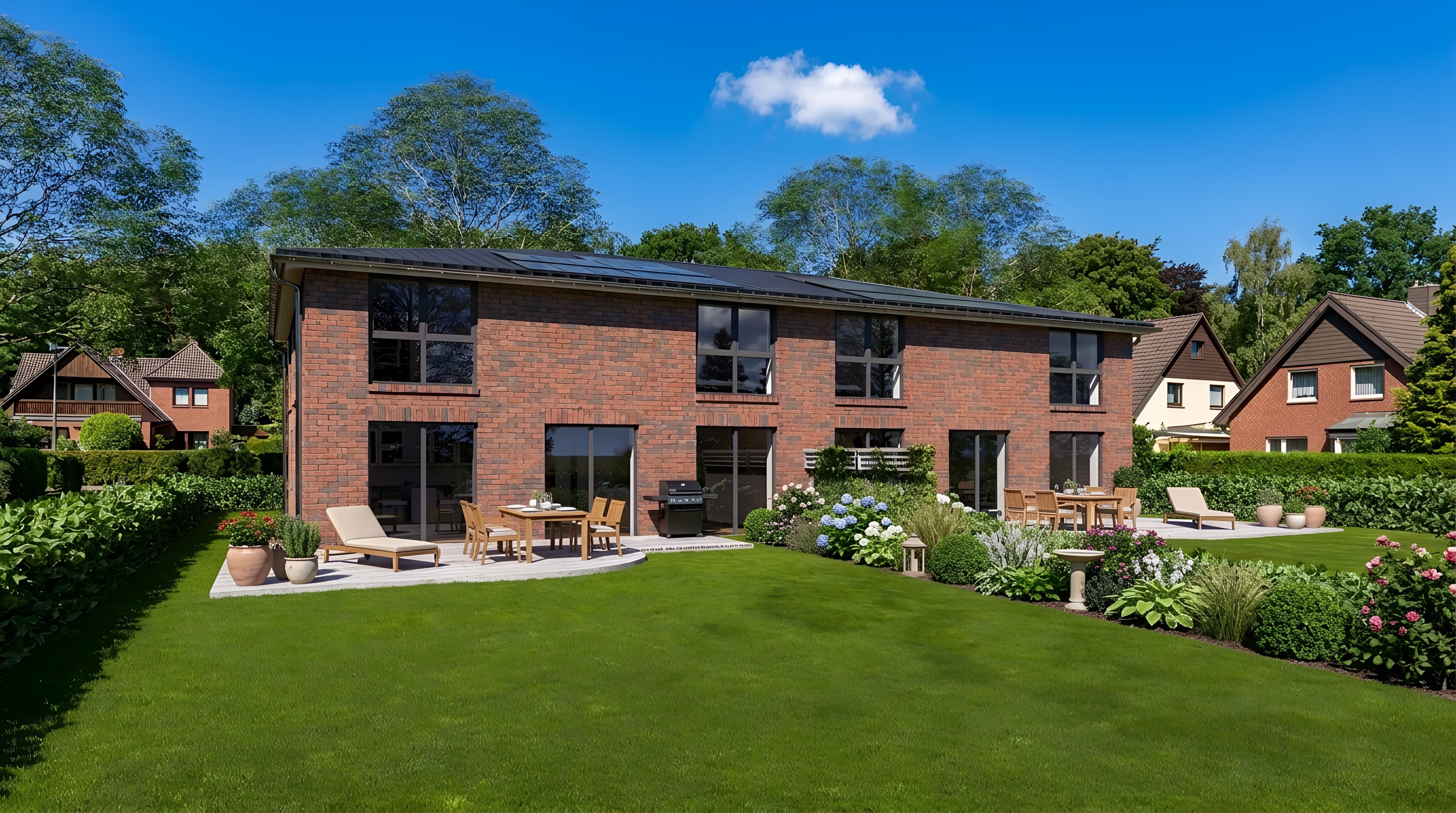 Gartenansicht der Teilfläche 1