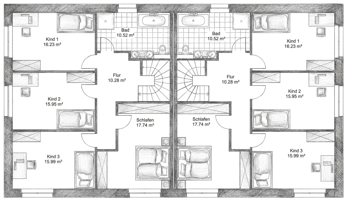 Grundriss Dachgeschoss