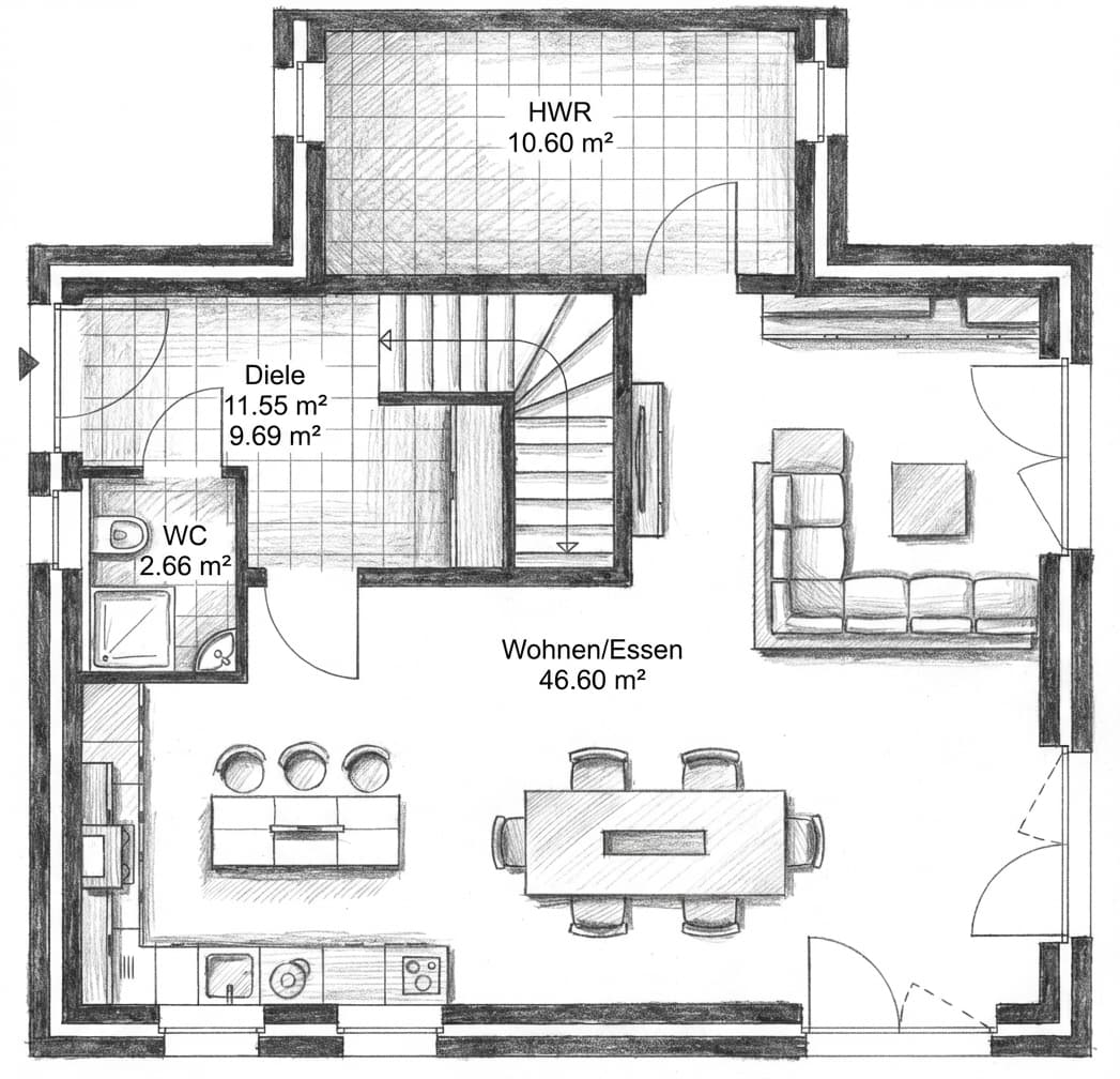 Grundriss Erdgeschoss