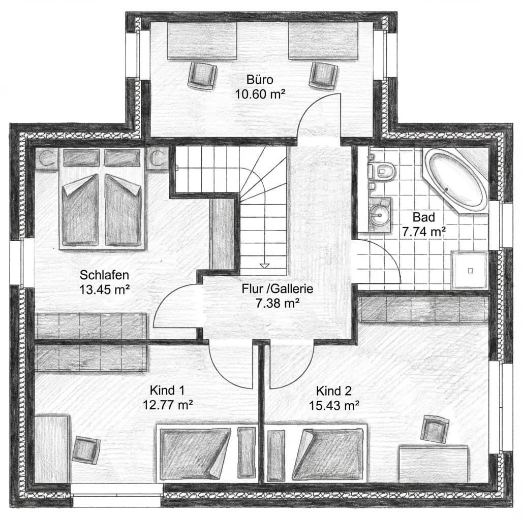Grundriss Dachgechoss