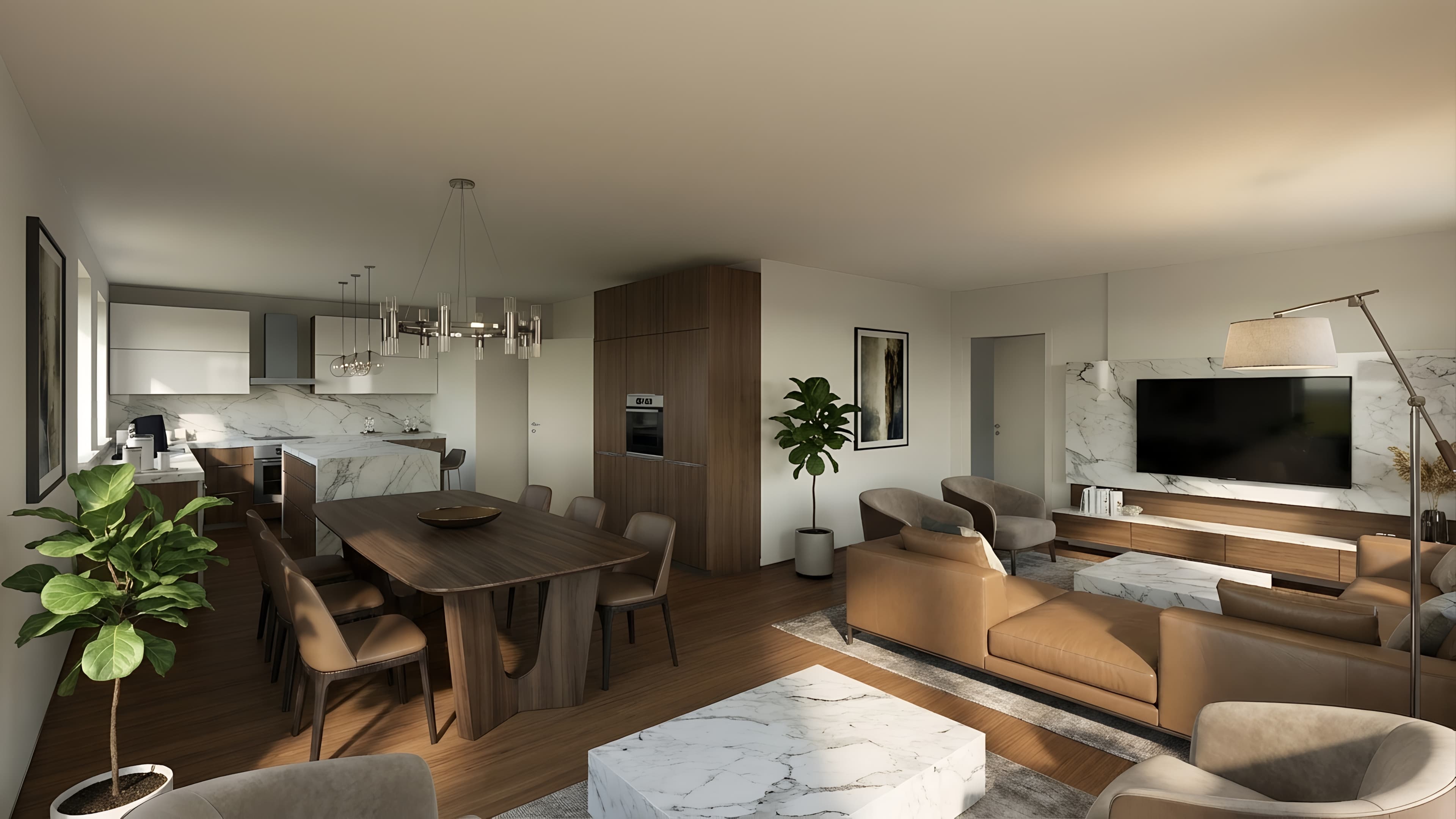 Visualisierung Wohnbereich