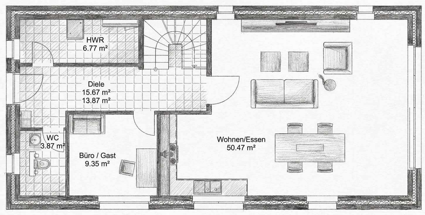 Grundriss Erdgeschoss