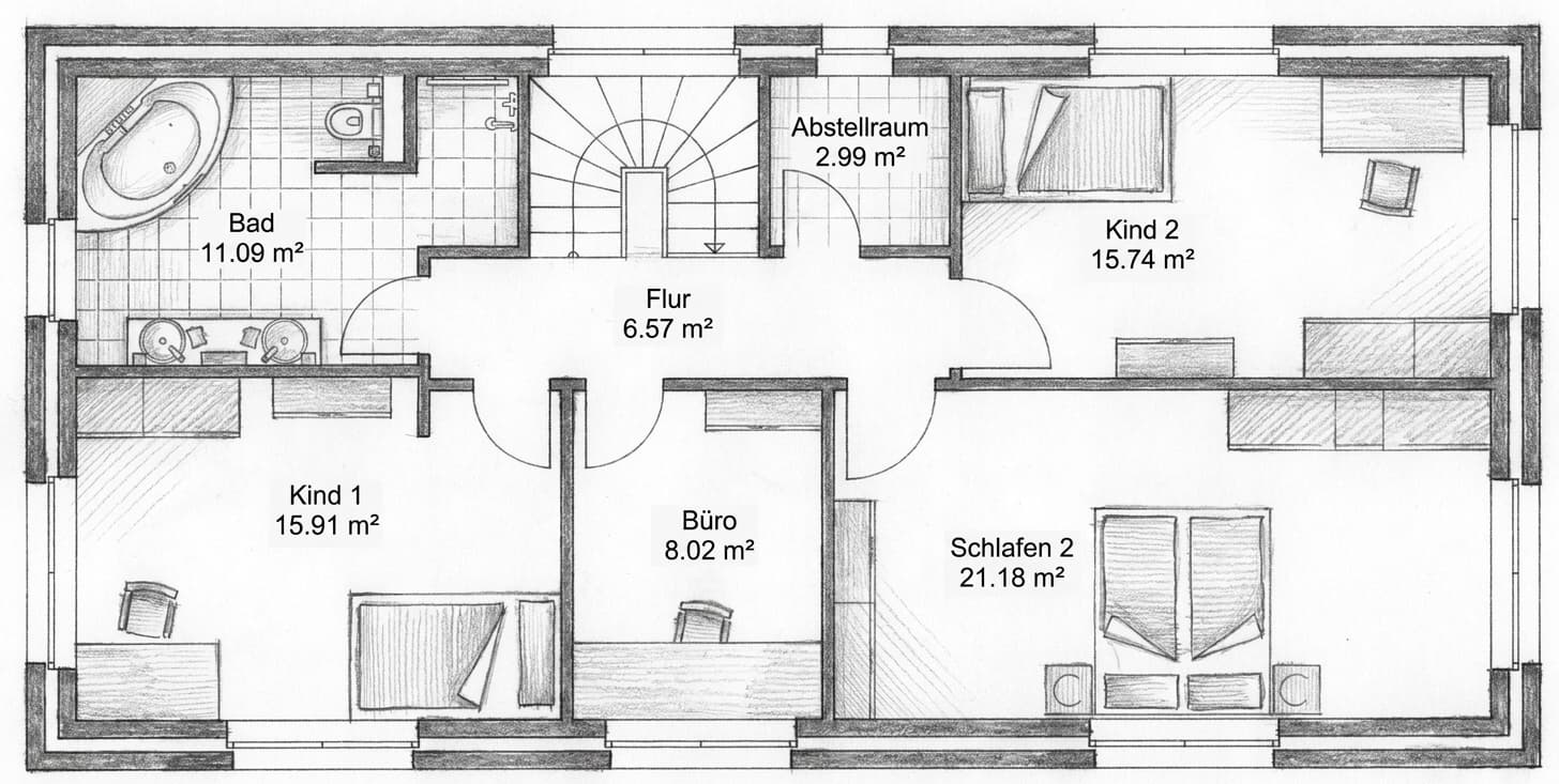 Grundriss Dachgeschoss