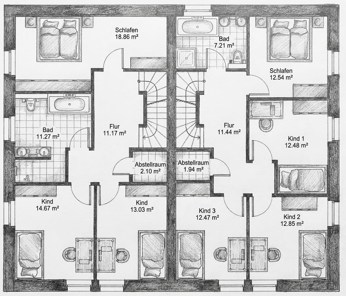Grundriss Dachgeschoss
