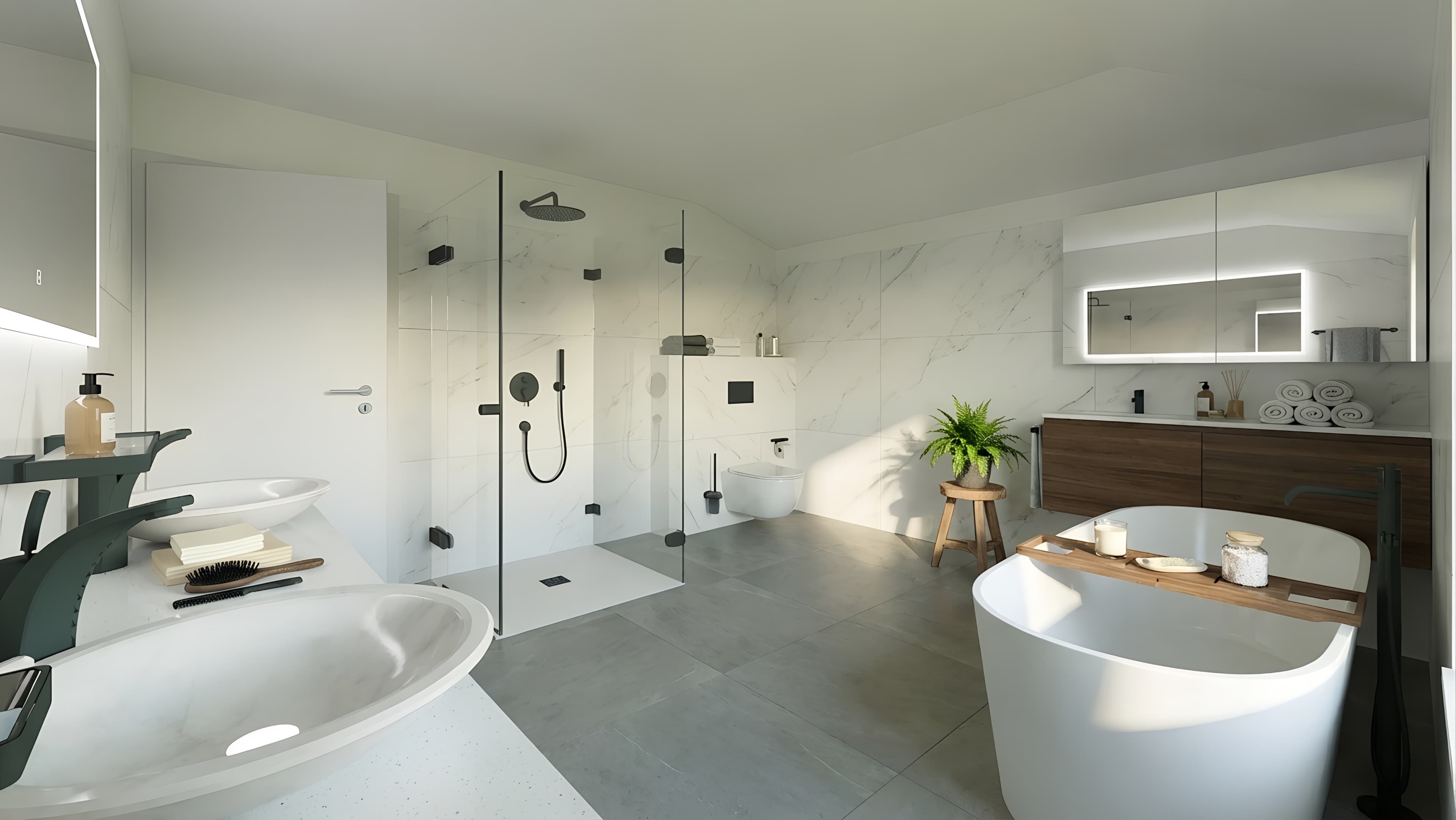 Visualisierung Badezimmer